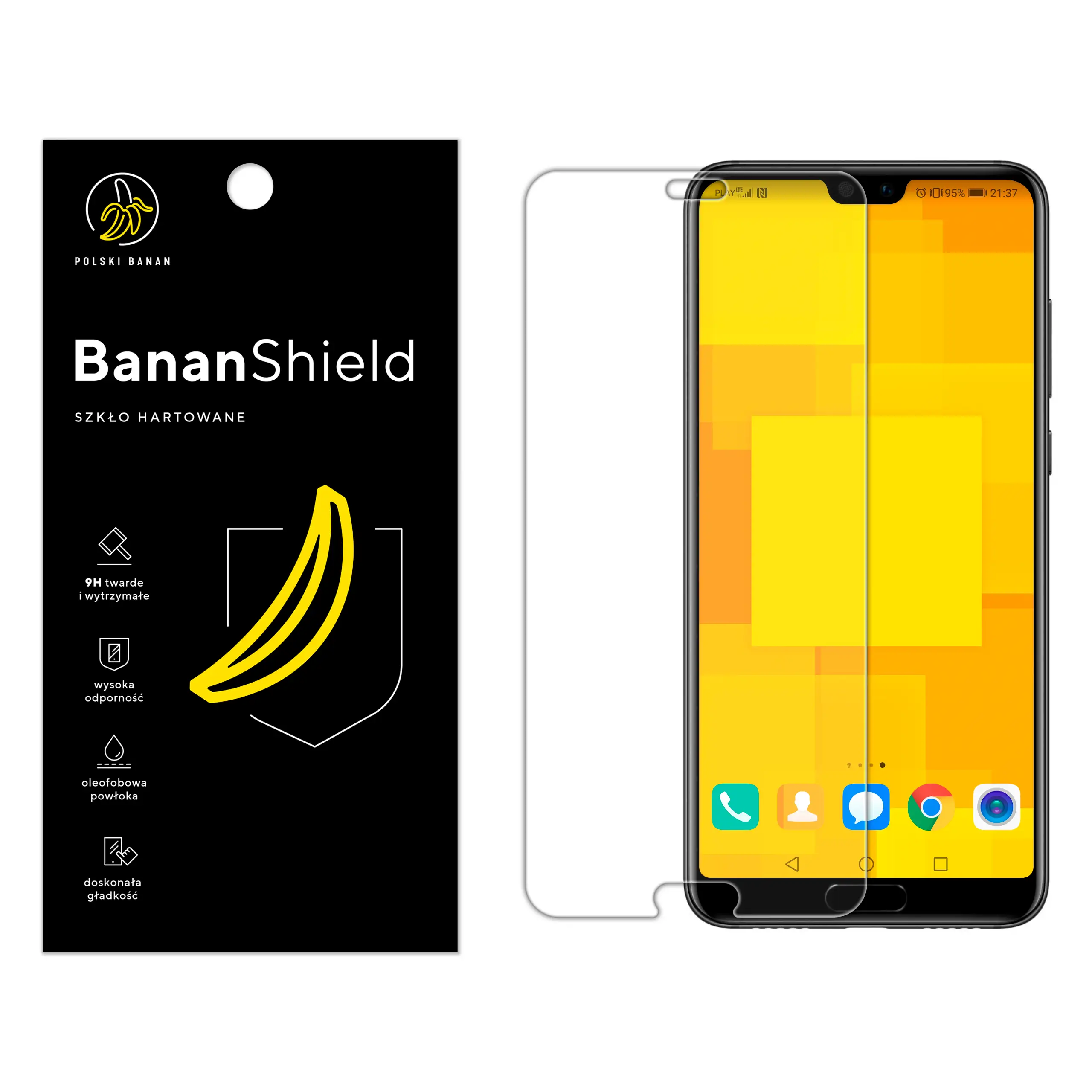 Szkło hartowane Polski Banan BananShield do Huawei P20 Pro